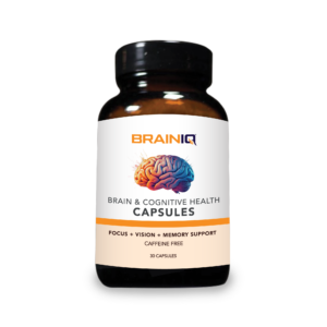 BrainIQ Brain Health and Anti-Aging Capsules - Non - Caffeine Version